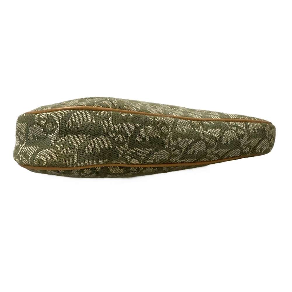 Christian Dior DIOR/ChristianDior Saddle Pouch / Trotter Handbag Green Brown - Picture 5 of 15